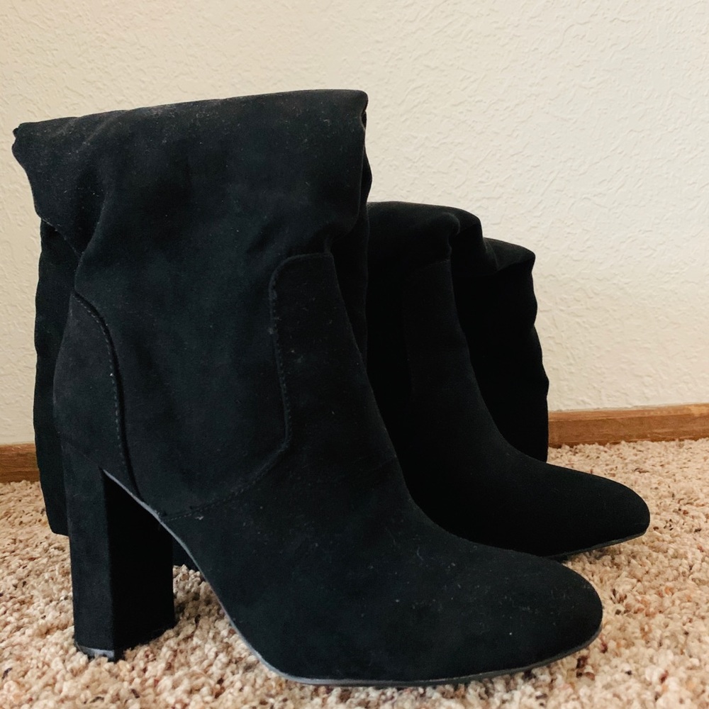 Black Heeled Boot